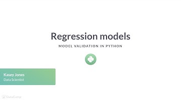 Python Tutorial: Regression models