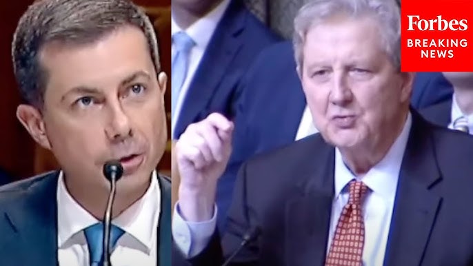 It's Not Altogether Your Fault...': John Kennedy Presses Pete Buttigieg About Key LNG Project - YouTube