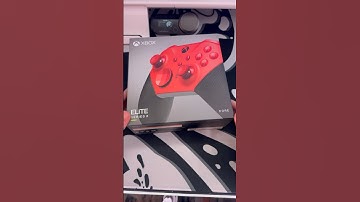 Xbox elite series 2 core:RED #xbox #xboxone #gaming #gamer #microsoft #shorts #red #shortvideo #cool