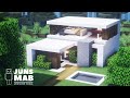 Minecraft smallest house｜how to build a Modern House in Minecraft (#135)
