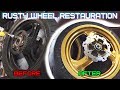 Bike wheel Restauration (26 year old) | RS 125 REBUILD [Part 4]