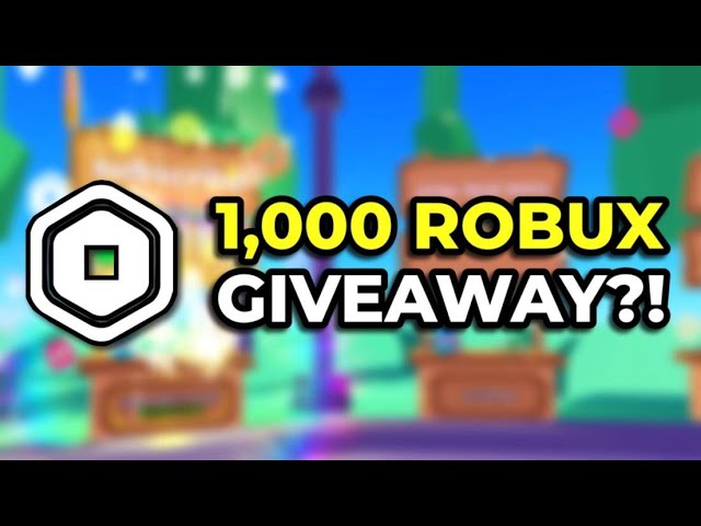 1000 ROBUX GIVEAWAY!!! 