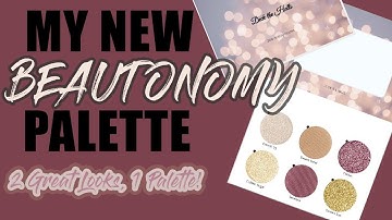 My custom-created Beautonomy Palette for the Holidays/Valentine