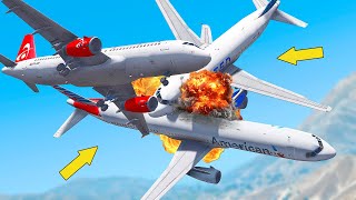 Airbus A320 Crashes Midair with TWO Airplanes | Crash in the Skies