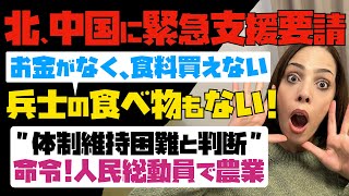 【悲惨】北朝鮮が中国に緊急支援を要請。お金がなく、食料買えない。兵士の食べ物もない！体制維持困難と判断し、「人民総動員で農業」を命令！！