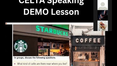 CELTA Speaking DEMO Lesson II Upper-Intermediate