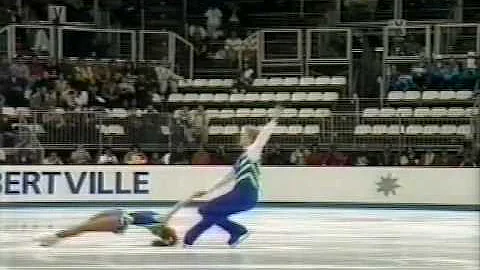 Meno & Wendland (USA) - 1992 Albertville, Pairs' O...