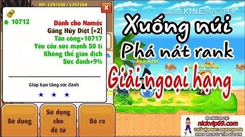 Ngọc Rồng Online: Siêu Phẩm SC1 Xuống Núi Phá Nát Rank Giải Ngoại Hạng 12h