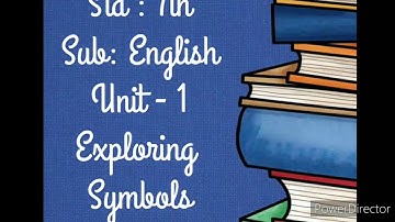 7th | English | Exploring Symbols