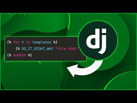 Django tips and tricks to write LESS HTML Code