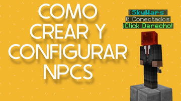 [TUTORIAL] Como Crear y Configurar NPCS [ATERNOS] [1.8-1.19+]