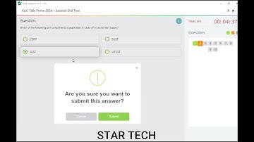 KLiC Tally Prime Era Session 49 Question English l Take a Challenge & Session End Test #tally #era