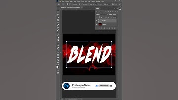 How to Blend Text to Background | Photoshop Shorts Tutorial
