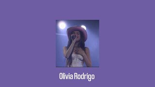 Olivia Rodrigo | A playlist (Sped Up)