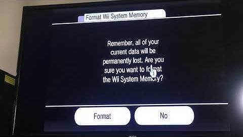 How to format the Original Wii