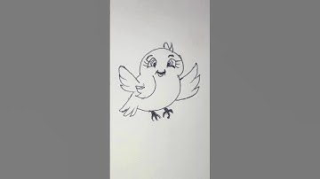 The EASIEST Bird Drawing Tutorial EVER! 🐦 (Perfect for Beginners)