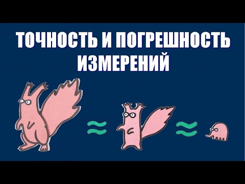 Точность и погрешность измерений