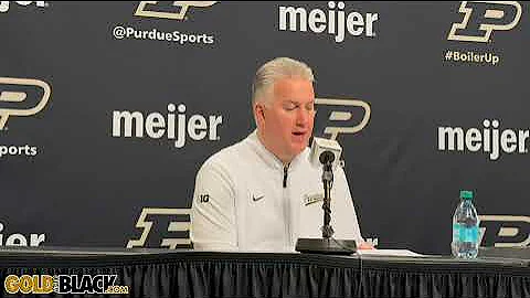 GoldandBlack com video — Purdue coach Matt Painter on the win over Marquette