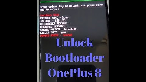 How to Unlock One plus 8 || Unlock Bootloader OnePlus 8