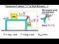 Physics - Mechanics: Ch 17 Tension and Weight (8 of 11) Tension=? when "a" is Not Known - 1