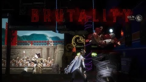 Flawless block attack into brutality.  #short #mk11 #kitana #scorpion