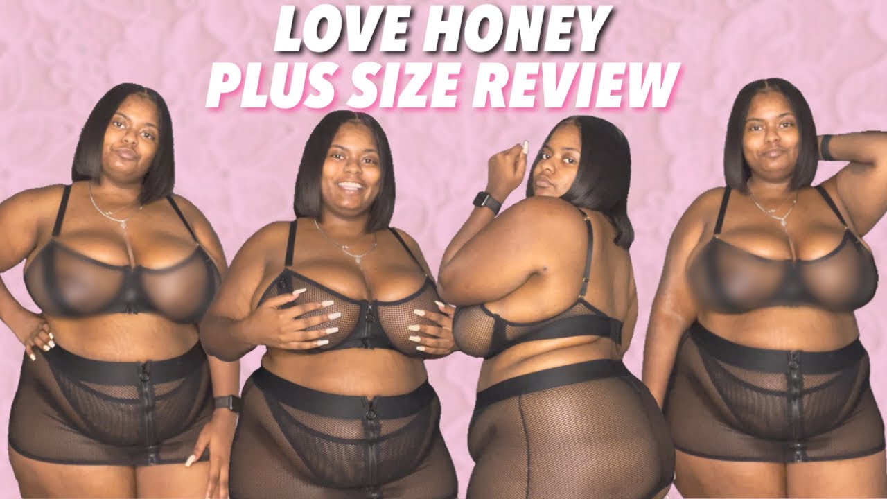 💕Plus size lingerie review (Love Honey Edition) #plussize