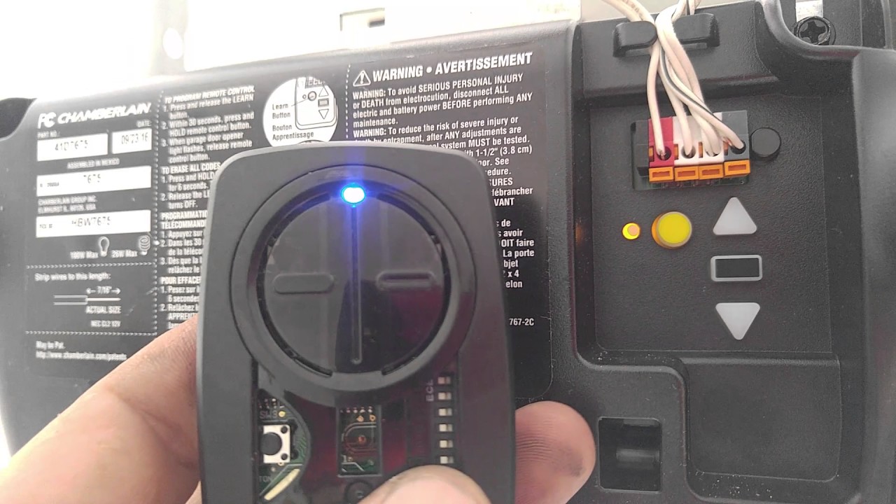 How to Program a Chamberlain Garage Door Opener