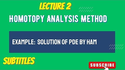 HAM Solution: Example 1