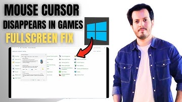 mouse cursor disappears suddenly when playing games in full screen mode - Step by Step Guide