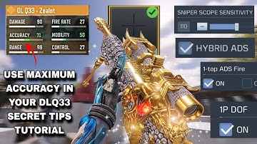 BEST FAST🔥☢️NEW ADS+NO HITMARKER DLQ33 Gunsmith Setup! BEST DLQ33 Loadout? DLQ33 CODM Attachments