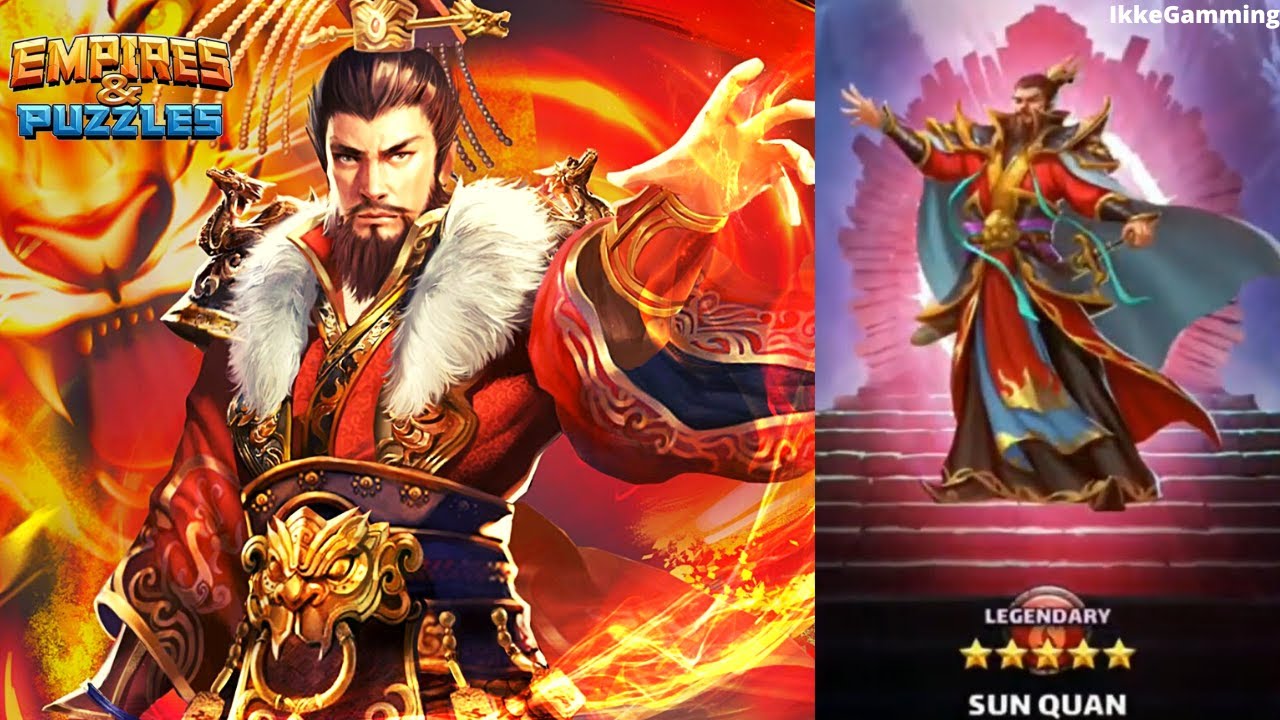 Empires & Puzzles Raids - Sun Quan "ARCHAELUS" from Sanada ♠️ Mad Wonderland Alliance