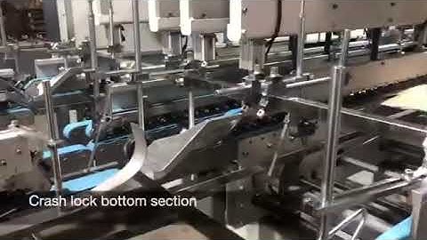 DGM High speed automatic two pieces folder gluer G-FOLD 2400 – AC