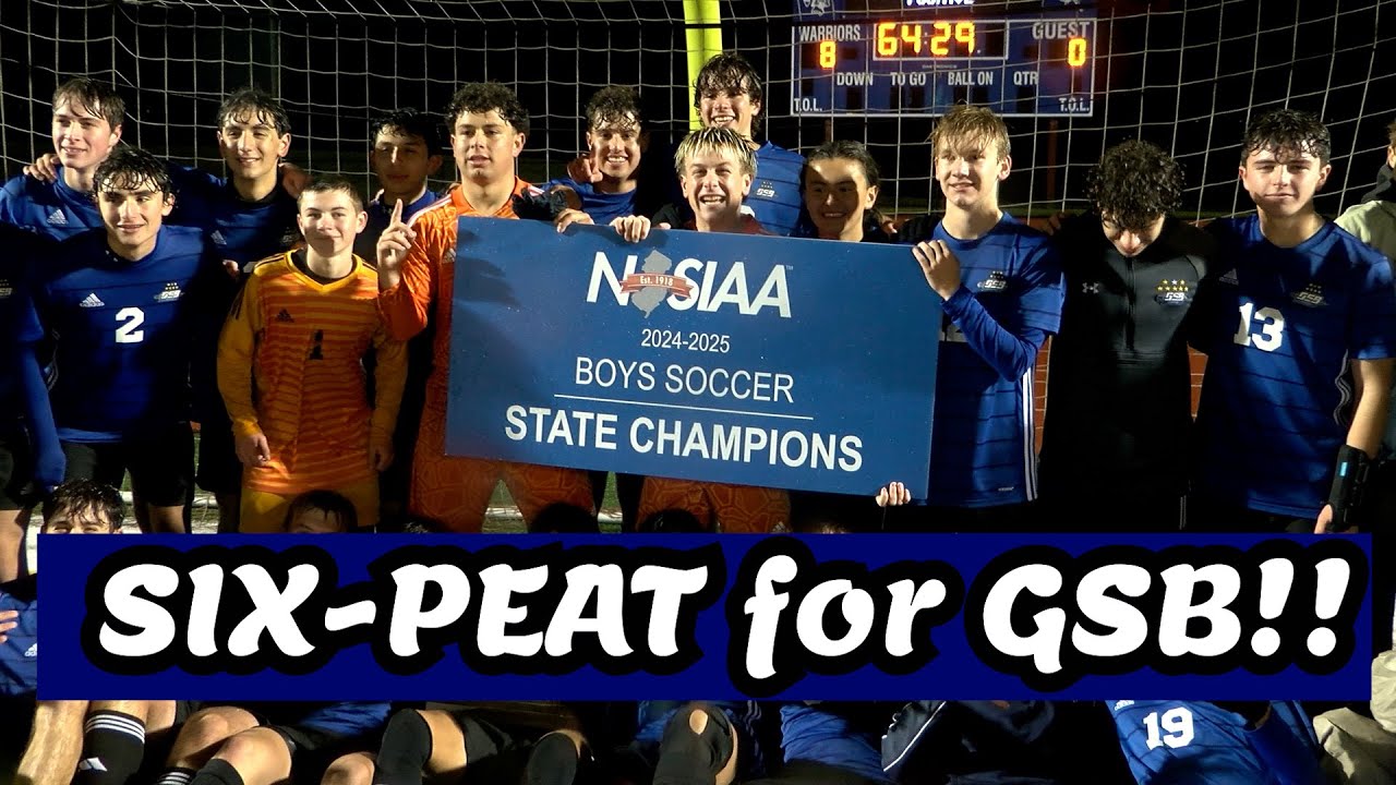 Gill St. Bernard's 8 Moorestown Friends 0 | Non-Public B State Final | GSB 6th Straight State Title!