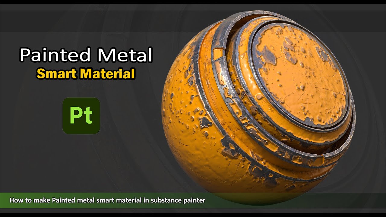 Metal Smart Material painted metal (3) substance painter anchor