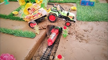Diy Tractor Stuck In Mud With Parle G. Mini Science project Part 3
