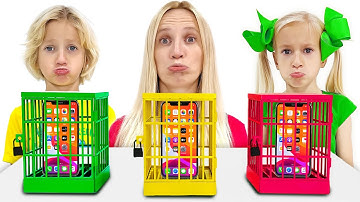Good habits for kids - Mobile Phone Jail Adventure