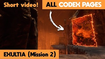 ALL Codex Pages in Exultia DOOM Eternal (Level 2)