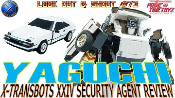 Look Out & Shout #73 - X-Transbots MX-XXIV Security Agent Yaguchi review #XTB #Yaguchi #Downshift