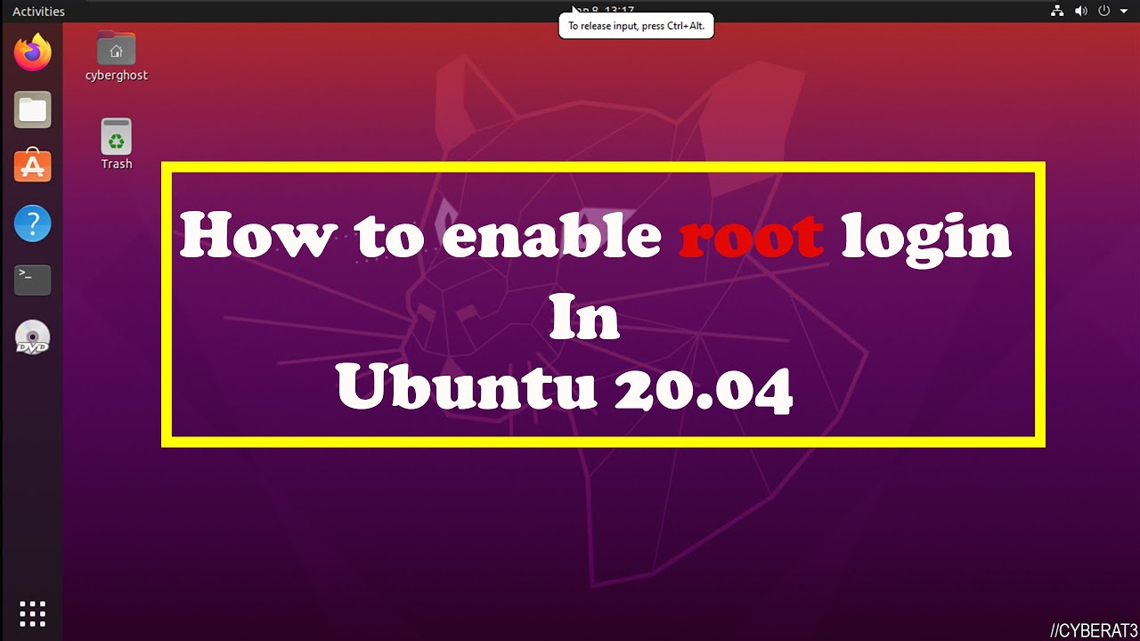 How To Enable Root Login(Gui) In Ubuntu 20.04 | 2021