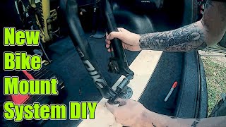 Bike Mount Inside Vehicle Diy - No More Bike Rack