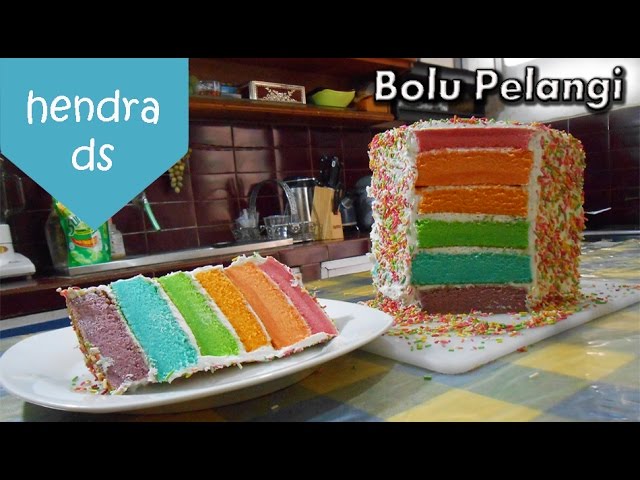 Bolu Pelangi - Resep Bolu Pelangi class=