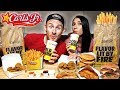 TASTY CARL'S JR MUKBANG! (BURGERS, FRIED ZUCCHINI & MORE)