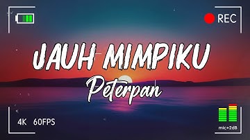 Jauh Mimpiku - Peterpan (Lirik Video)♫