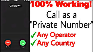 How To Hide Caller ID While Making Outgoing Calls | WORKS ON ANY NETWORK OPERATOR & ANY COUNTRY