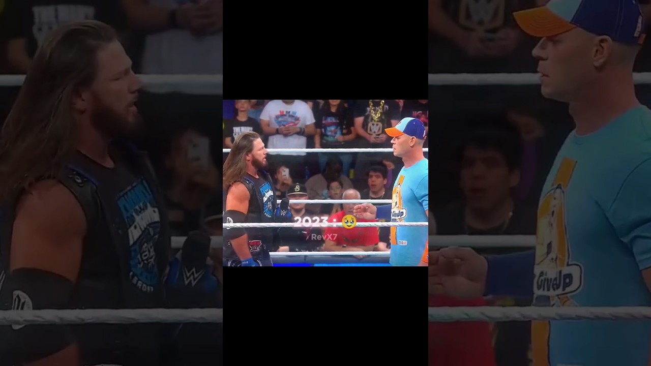 John Cena  AJ Styles Then vs Now  Edit