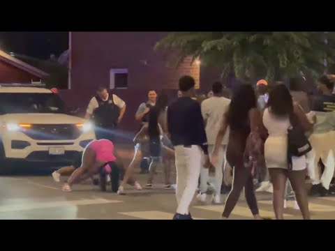 Minutes after reported Near West Side shooting, crowds twerk & taunt cops