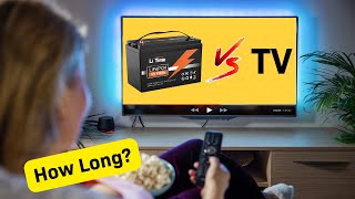 How Long Can a 12V Battery Run a TV? - 12V 100Ah Lithium