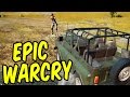 The Most Epic WARCRY - PlayerUnknown's Battlegrounds Funny Moments & Epic Stuff (PUBG)