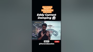 Eddy Current Damping⏲️ #measuringinstruments #electrical #electricalengineering #physics #science