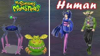 ALL MY SINGING MONSTERS BUT HUMAN VERSION | ALL MONSTERS ETHEREAL WORKSHOP : X'RT, PENTUMBRA by MSM GROWUP 24,368 views 2 weeks ago 16 minutes